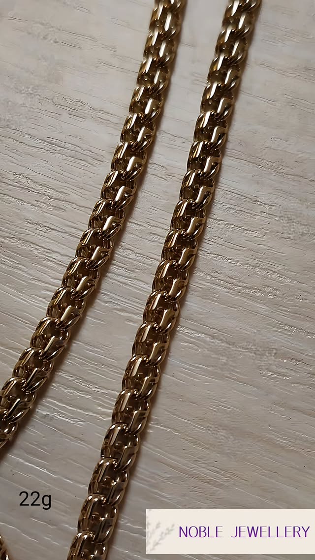 Bijuterie aurie – lanț clasic rezistent