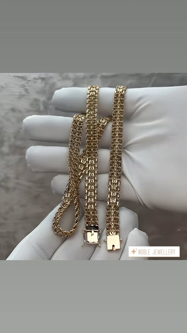 Bijuterie aurie – lanț clasic rezistent