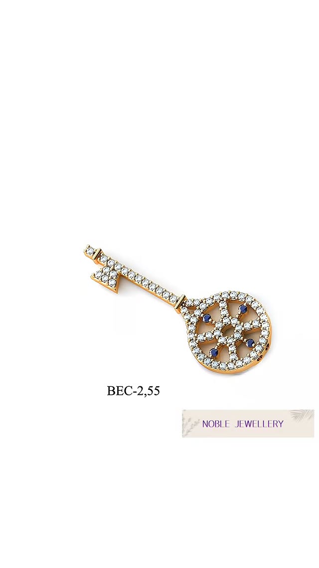 Pandantiv aur 14K cu model floral